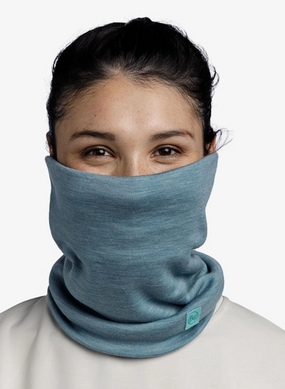 Шарф-труба Buff Merino Heavytweight Neck Warmer Solid Pool (BU 113018.722.10.00)