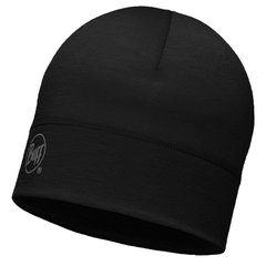 Шапка Buff Merino Wool 1 Layer Hat, Solid Black (BU 113013.999.10.00)