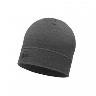 Шапка Buff Merino Wool 1 Layer Hat, Solid Grey (BU 113013.937.10.00)