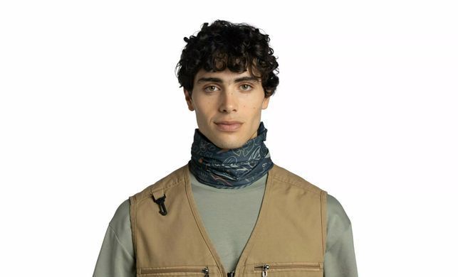 Шарф-труба Buff Coolnet UV, Largemouth Navy (BU 138064.787.10.00)