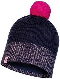 Шапка дитяча (8-12) Buff Junior Knitted & Polar Hat Audny, Night blue (BU 117837.779.10.00)