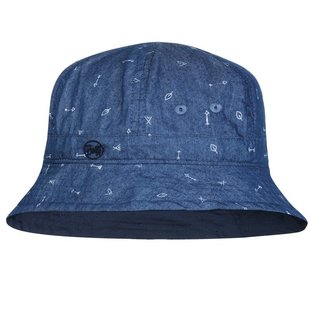 Панама дитяча (8-12) Buff Kids Bucket Hat, Arrows Denim (BU 120041.788.10.00)