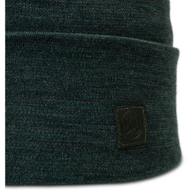 Шапка Buff Merino Heavyweight Beanie Solid, Forest (BU 111170.809.10.00)