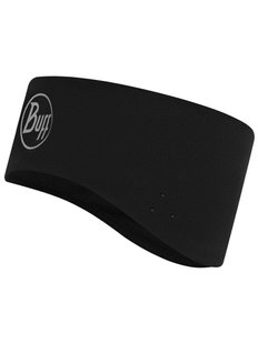 Повязка на голову Buff Windproof Headband, Grey Logo - L/XL (BU 111228.00)