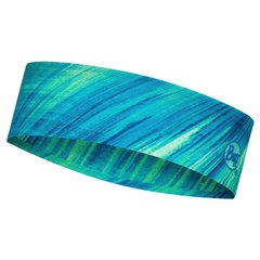 Пов'язка на голову Buff Coolnet UV+ Slim Headband, Pixeline Lime (BU 125518.801.10.00)
