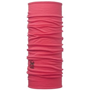 Шарф-труба Buff LIGHTWEIGHT MERINO WOOL SOLID, pink hibiscus (BU 113010.408.10.00)