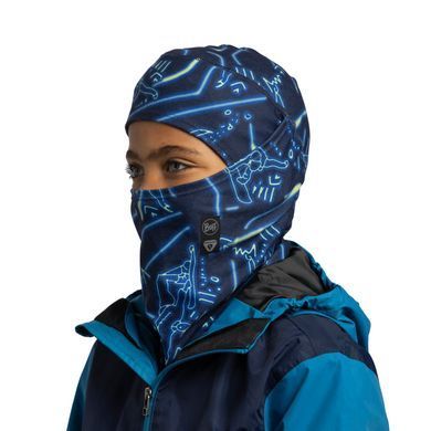 Балаклава дитяча (8-12) Buff Thermonet Hinged Balaclava, Nasvi Night Blue (BU 138938.779.10.00)