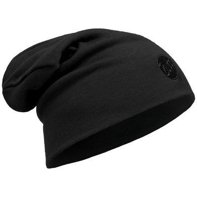 Шапка Buff Heavyweight Merino Wool Loose Hat, Solid Black (BU 111170.999.10.00)